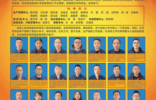 海星体育直播隆重召开2021年度优秀员工表彰大会